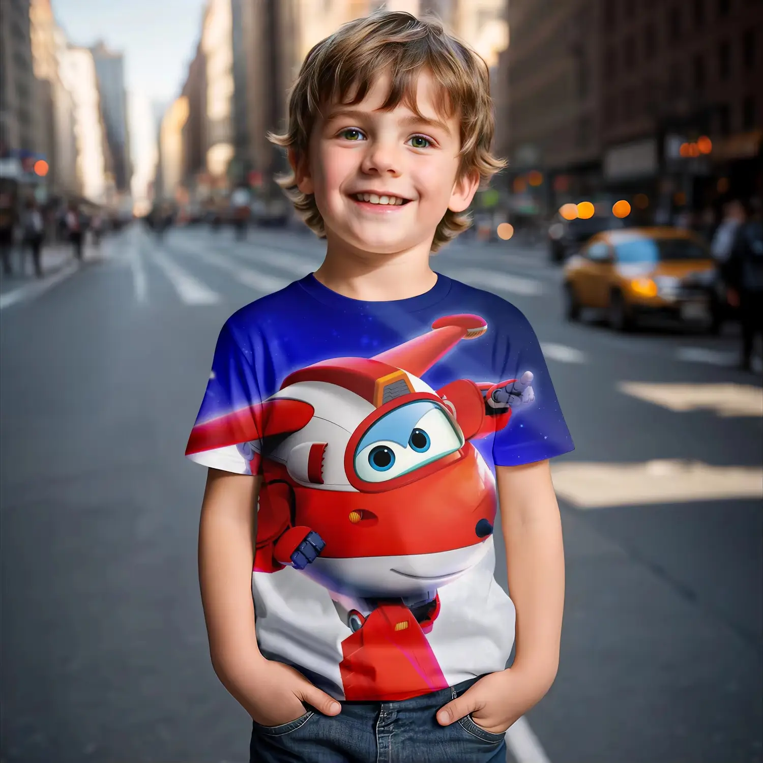 3D Printed Anime T-Shirt for Boys Girls Short Sleeve Family Wear — feature 5