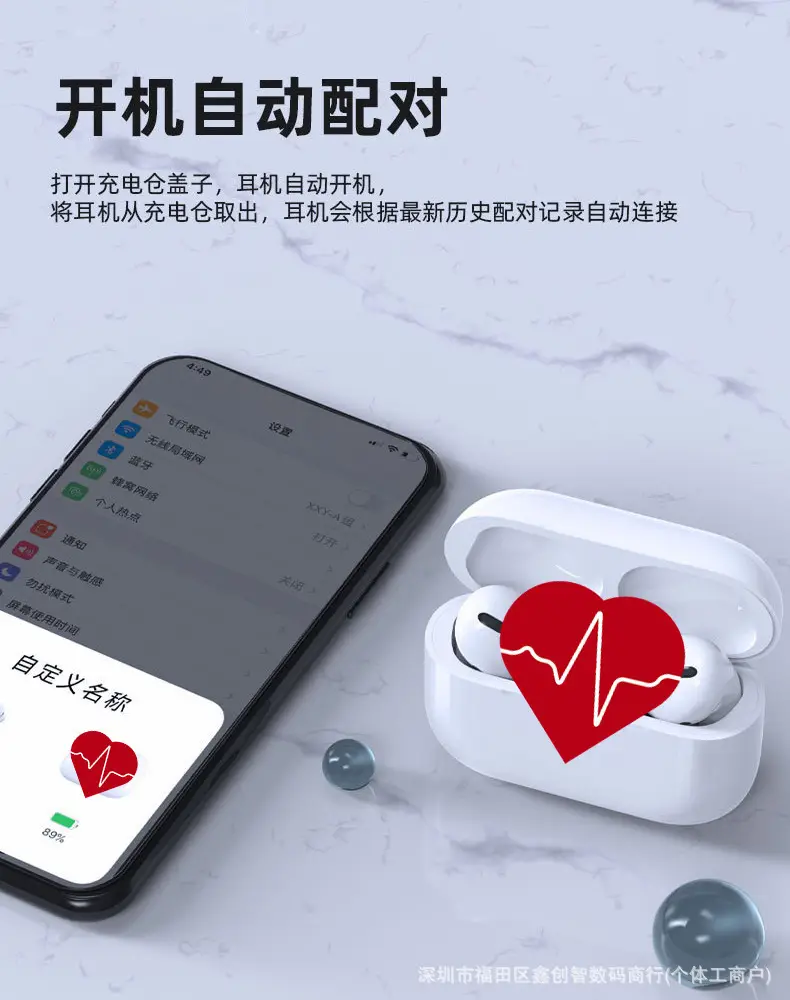 Huaqiangbei Is Suitable for Apple Zhongke Bluetooth Headset AirPods Pro2 Fifth and Sixth Generation Pro2Anc Active Noise Reduction — feature 3
