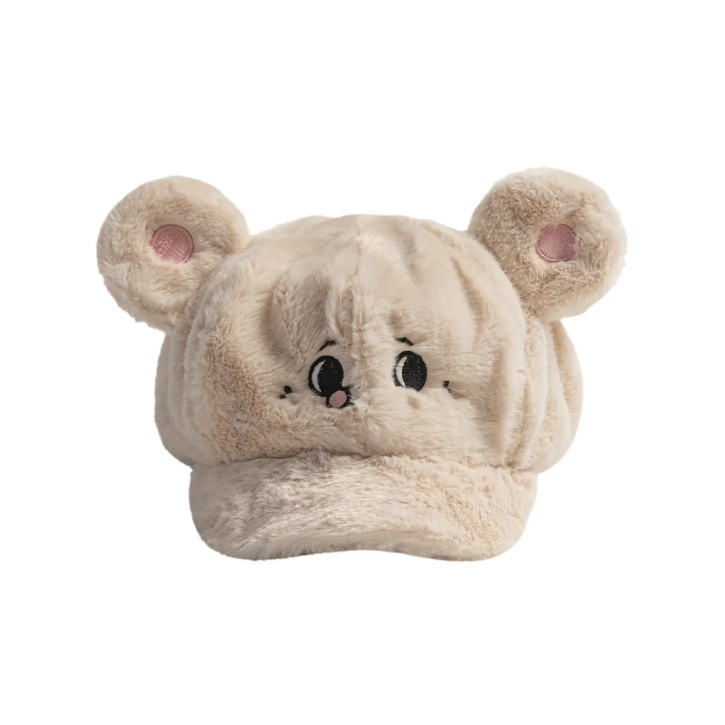 Cute Yellow Duck Cap for Girls Warm Fur Cap - Image 5