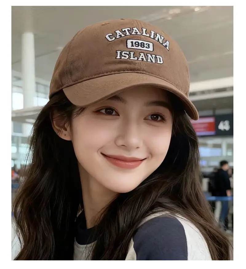 Women Letter Embroidered Baseball Cap All Season Sun Hat — feature 8