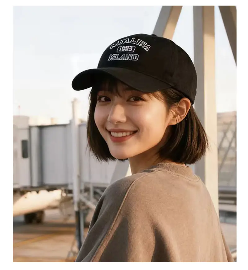 Women Letter Embroidered Baseball Cap All Season Sun Hat — feature 9