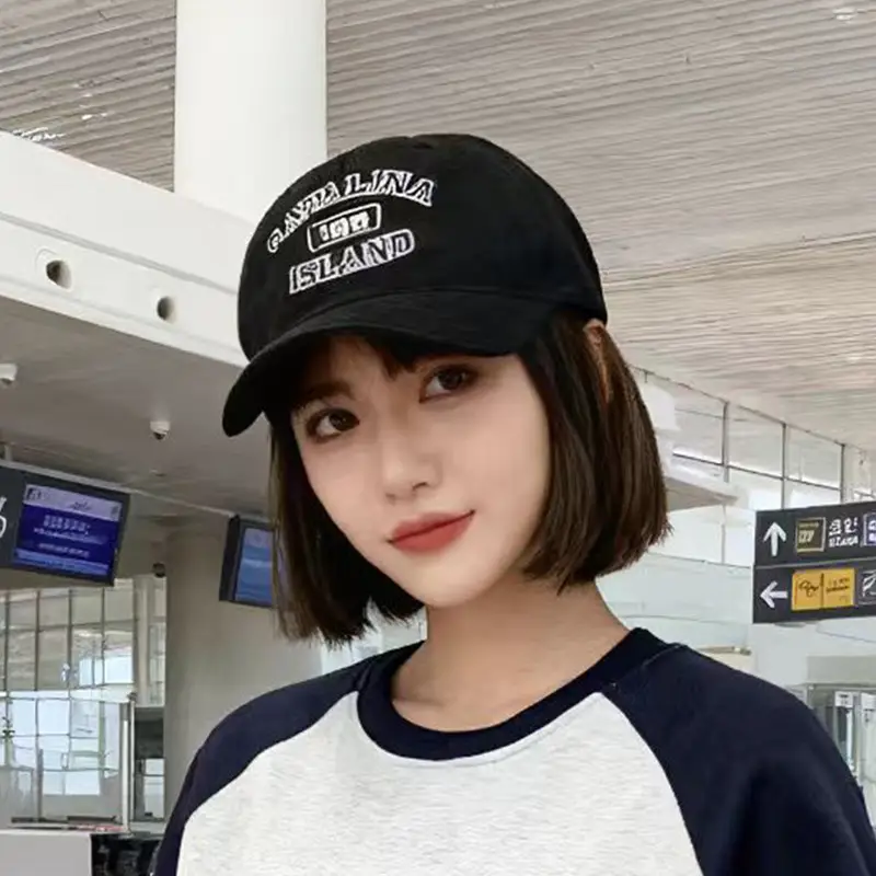 Women Letter Embroidered Baseball Cap All Season Sun Hat - Image 2