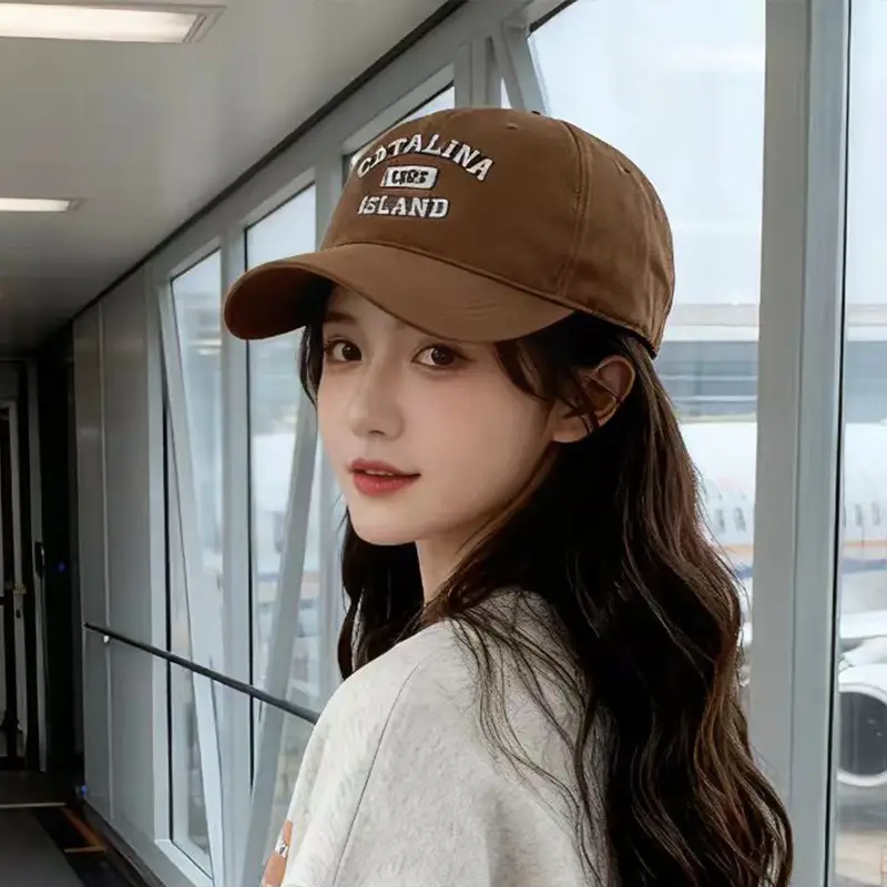 Women Letter Embroidered Baseball Cap All Season Sun Hat - Image 5