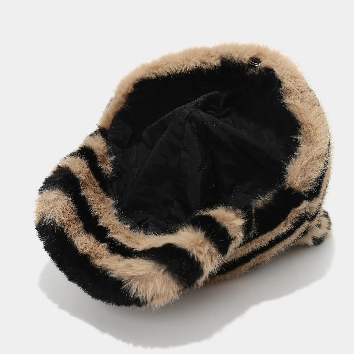 Japanese Cat Ear Plush Zebra Hat Warm Sunshade — feature 10