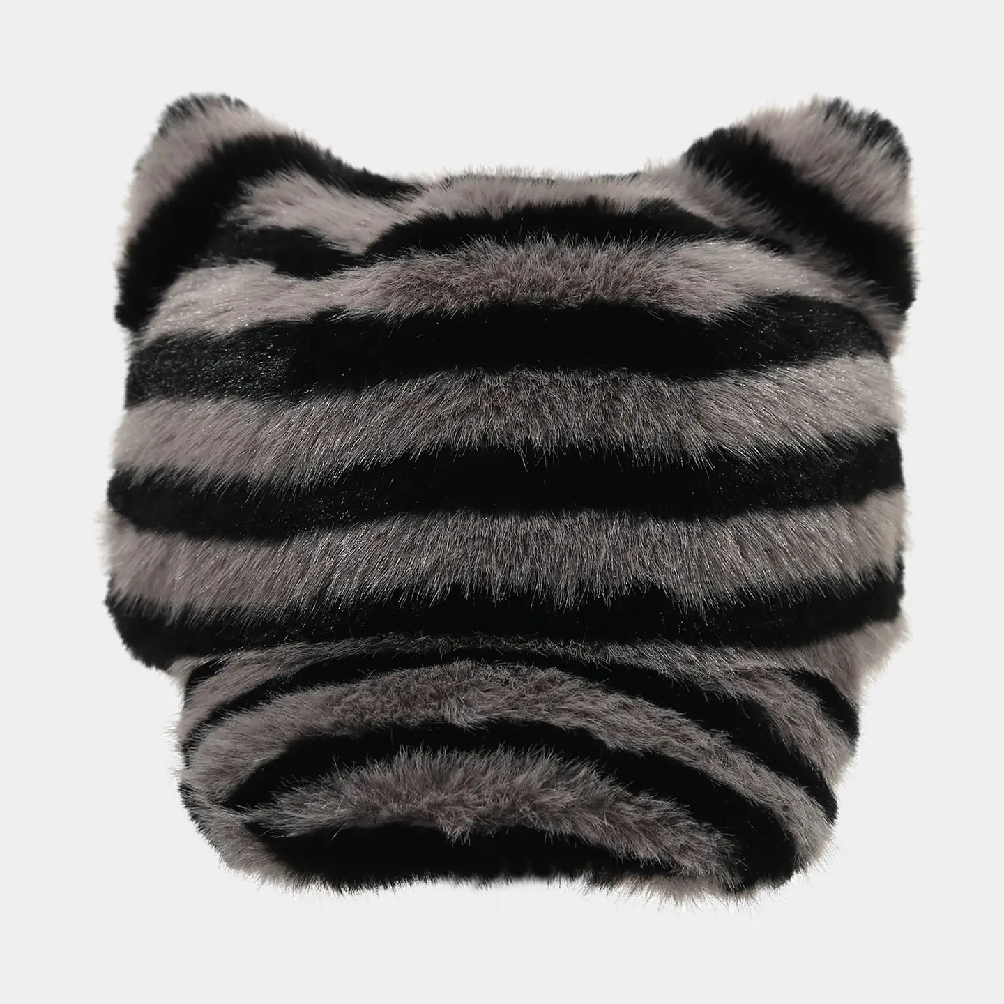 Japanese Cat Ear Plush Zebra Hat Warm Sunshade - Image 3