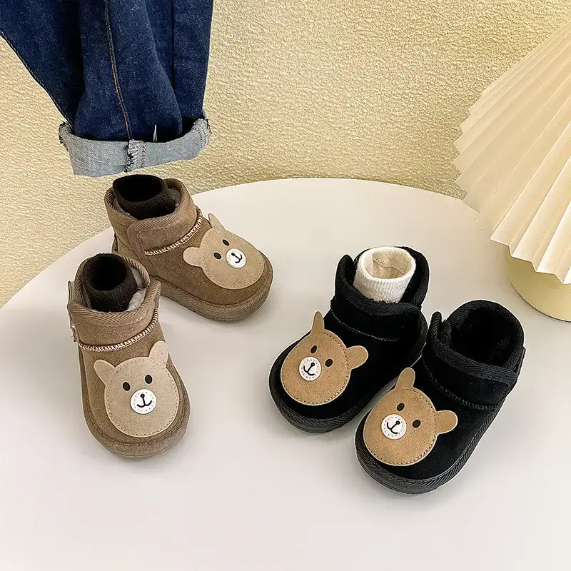 Baby Velvet Snow Boots for Girls Winter Toddler Shoes — feature 2