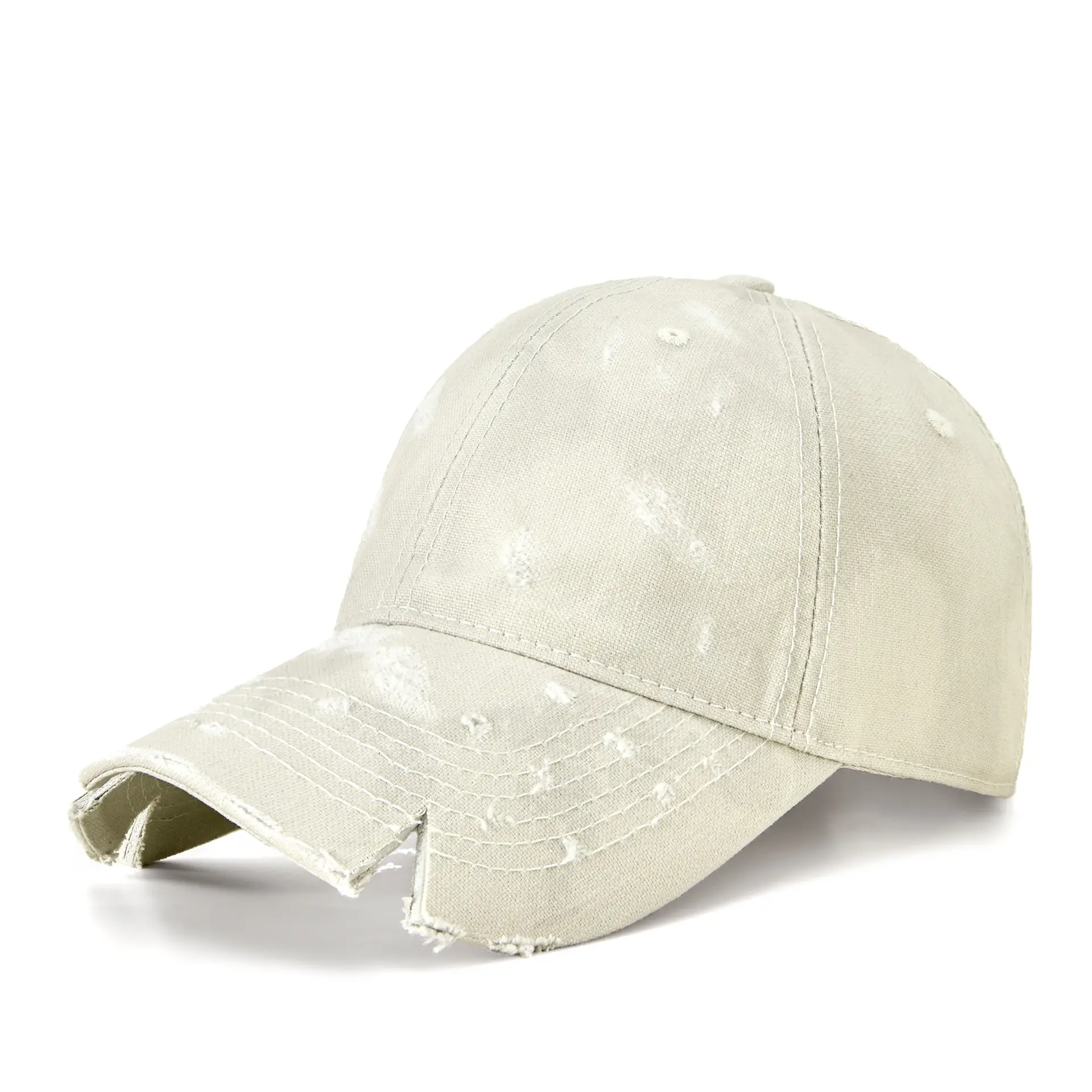 Men Notched Tie-Dye Cap Autumn Winter Sun Hat - Image 6