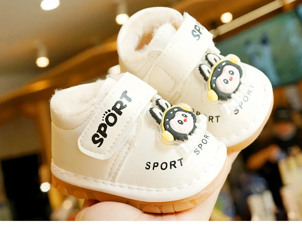 Toddler Winter Fleece Baby Shoes 1-2Yr Non-Slip — feature 4