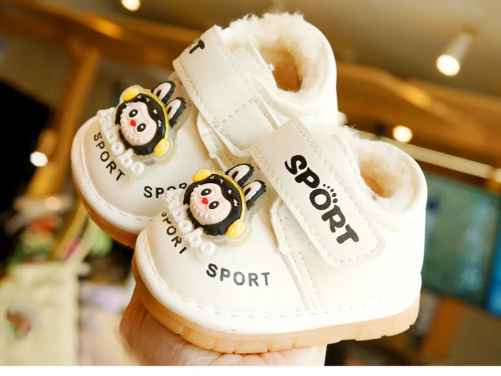 Toddler Winter Fleece Baby Shoes 1-2Yr Non-Slip — feature 5