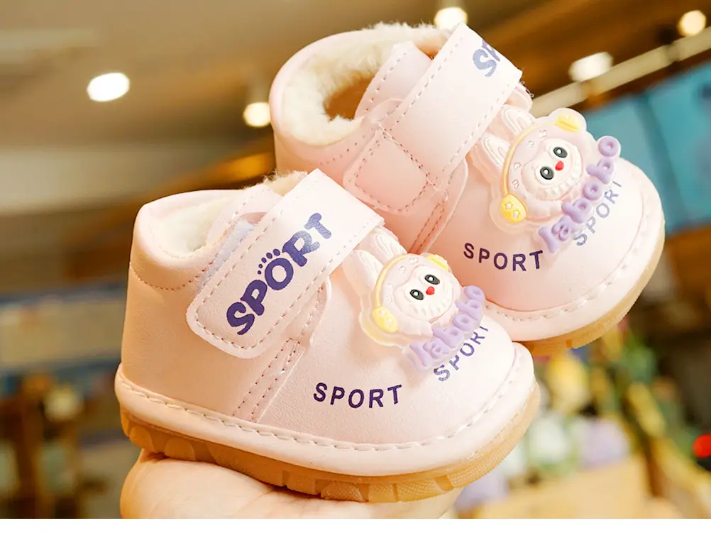 Toddler Winter Fleece Baby Shoes 1-2Yr Non-Slip — feature 6