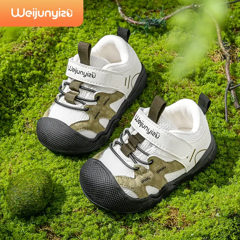 2025 Green Toddler Sneakers for Boys Spring Soft Soled