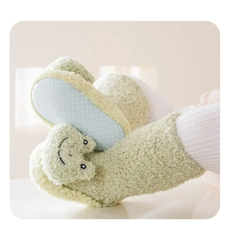 Newborn Baby Socks & Shoes Coral Velvet 0-3M β feature 12