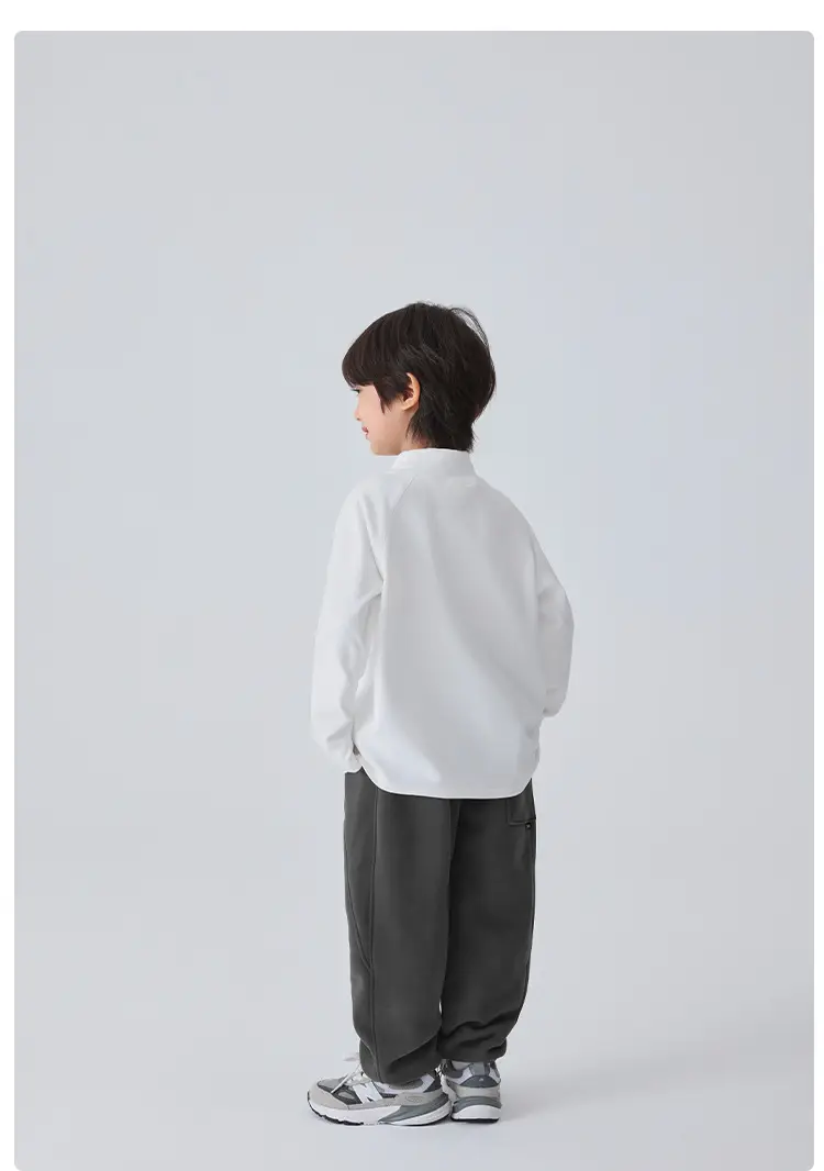 New Boys Half-Turtleneck Base Shirt German Velvet 2025 Winter — feature 13