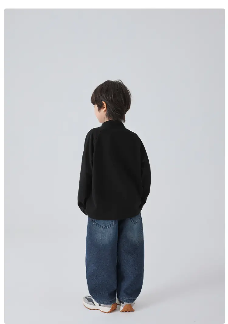 New Boys Half-Turtleneck Base Shirt German Velvet 2025 Winter — feature 9