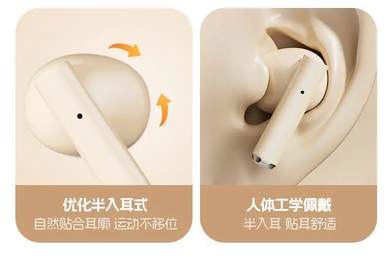Retro Camera New Semi-In-Ear Wireless Bluetooth Headset Sports Noise Reduction Non-In-Ear Long Battery Life — feature 10