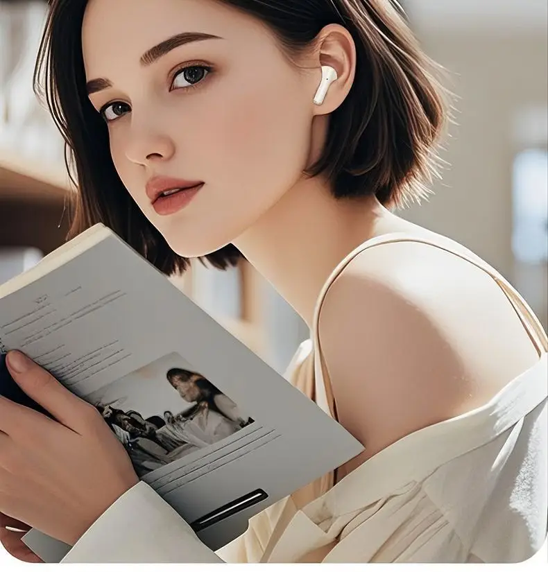 Retro Camera New Semi-In-Ear Wireless Bluetooth Headset Sports Noise Reduction Non-In-Ear Long Battery Life — feature 9