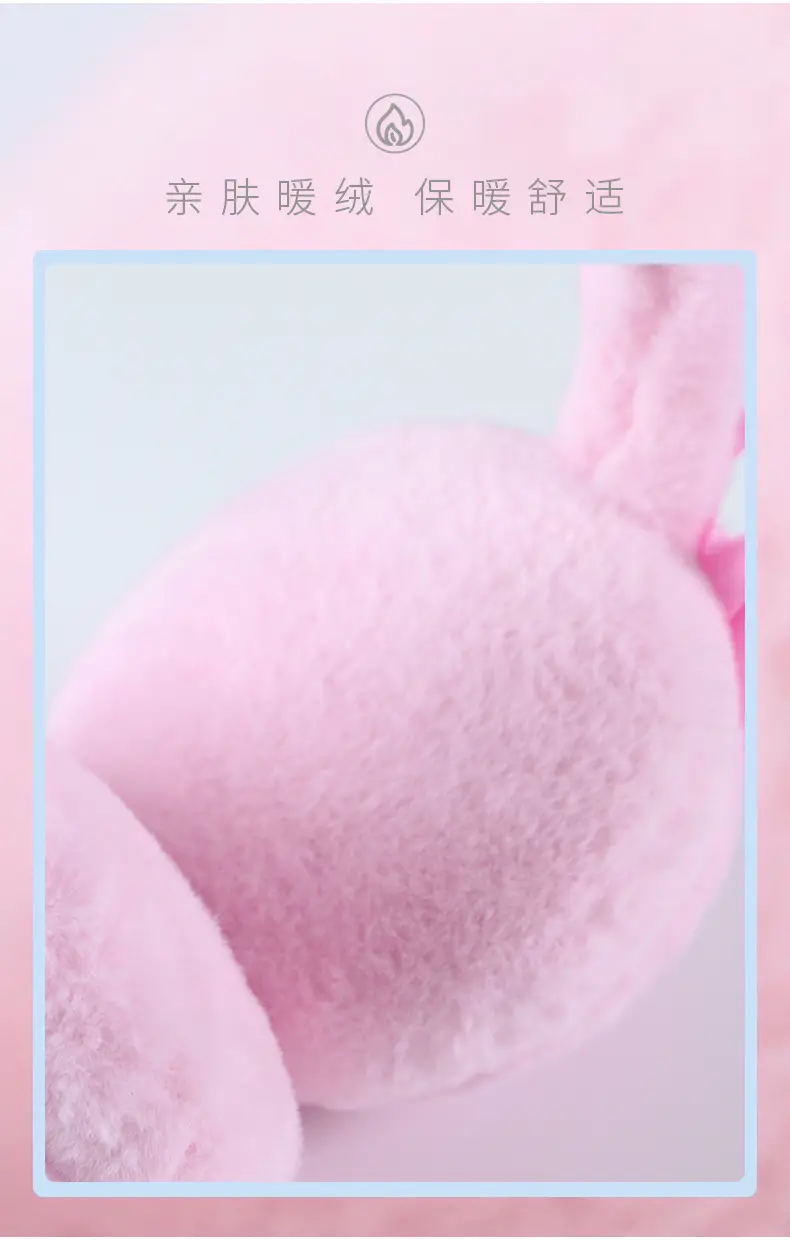 Wool Earmuffs Full-Finger Winter Girls Five-Finger Elsa Princess Kidsren's Frozen Primary School Warm Suit — feature 10