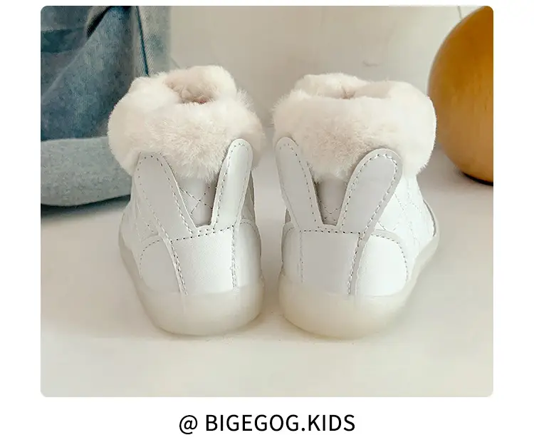 Pink Fleece Lined Baby Snow Boots for Girls — feature 19