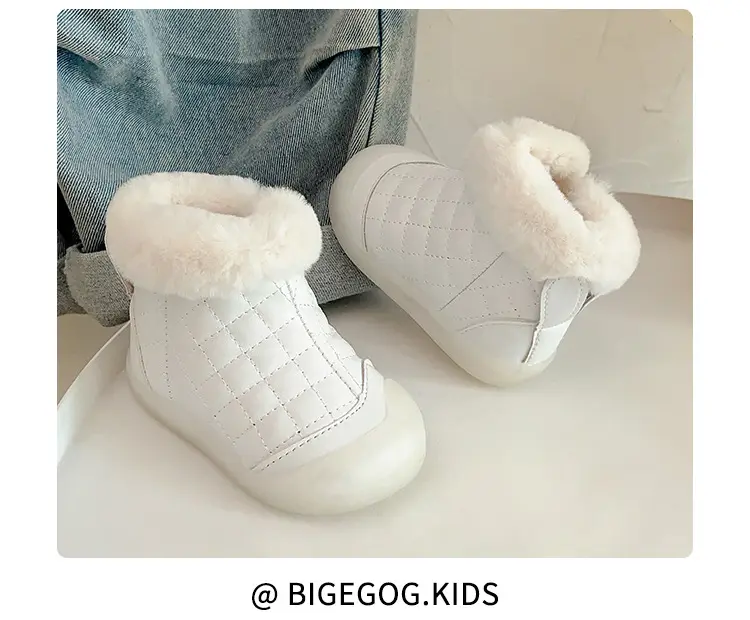 Pink Fleece Lined Baby Snow Boots for Girls — feature 20