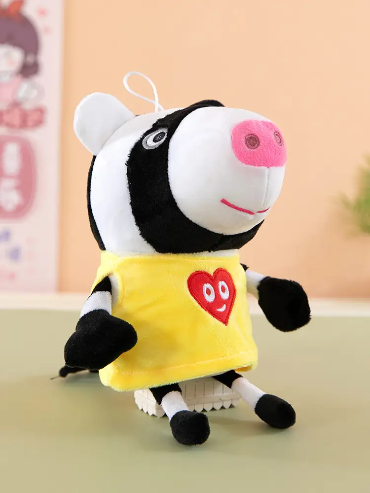 Peppa Pig Plush Toy Doll George Doll Large Size Family of Four Gift Box Set Complete Set Genuine Anti-Counterfeit