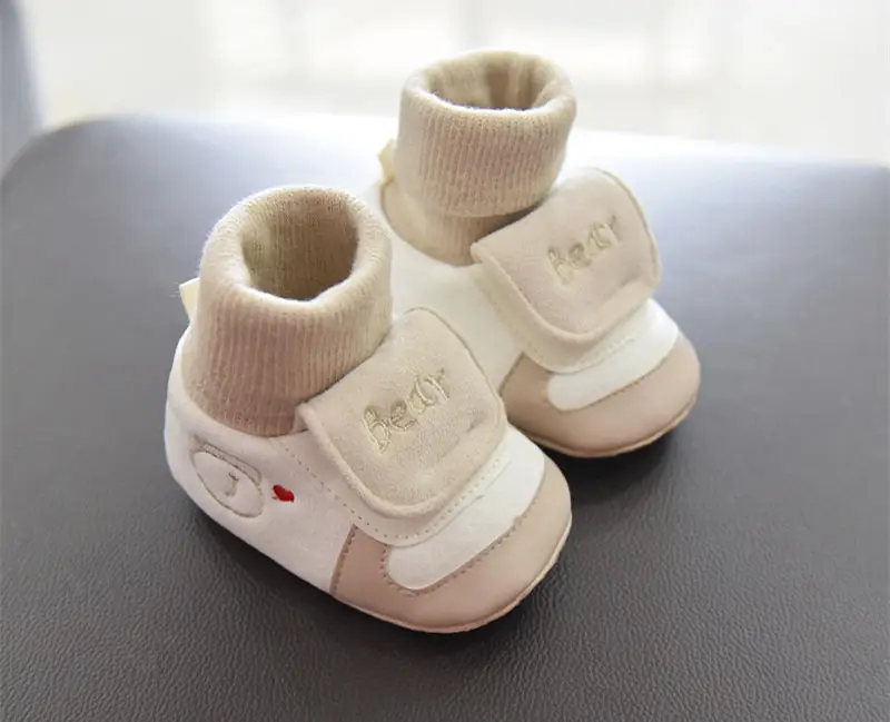 Jingqi Baby Boy's Velvet Step-In Shoes 2025 Winter Warm Socks 3-6M — feature 18
