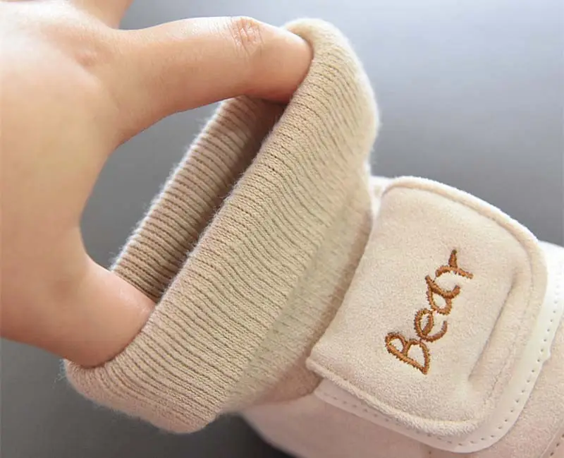 Jingqi Baby Boy's Velvet Step-In Shoes 2025 Winter Warm Socks 3-6M — feature 33
