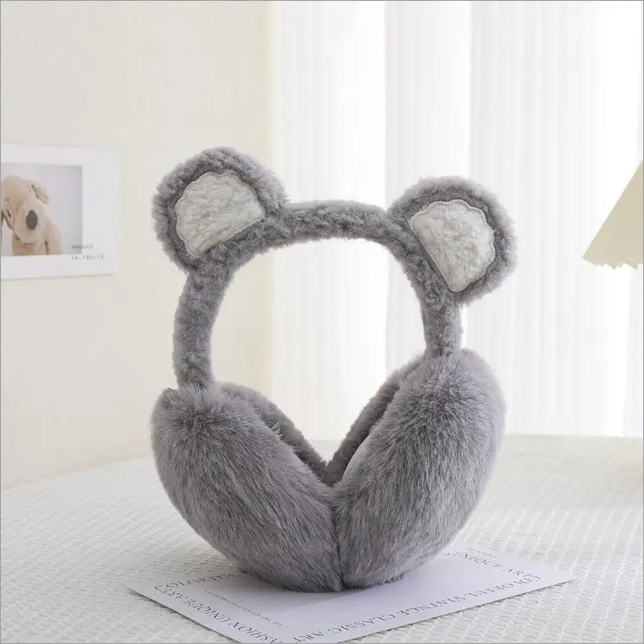 New Winter Earmuffs, Cute and Warm, Cat Ear Style, Plush Ear Protectors for Cycling, Anti-Freeze and Cold-Proof, Foldable — feature 10