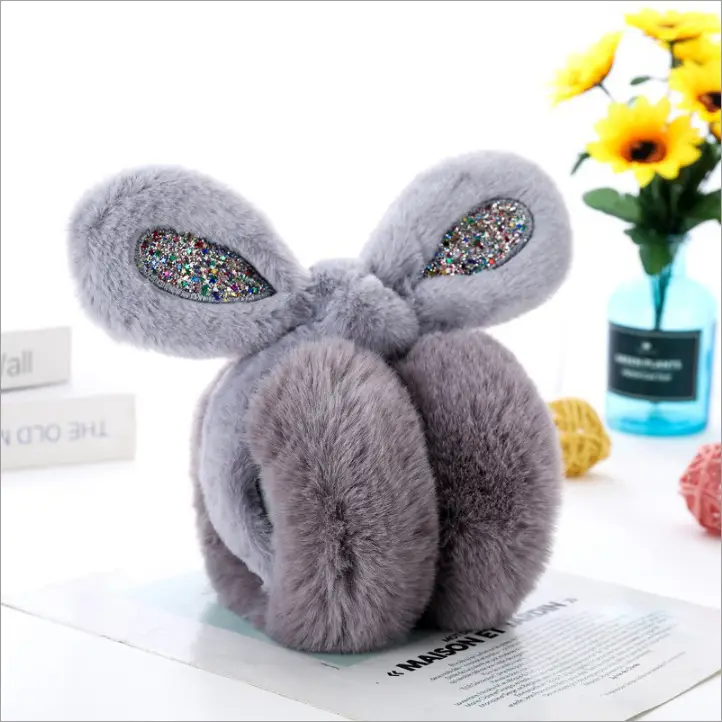 New Winter Earmuffs, Cute and Warm, Cat Ear Style, Plush Ear Protectors for Cycling, Anti-Freeze and Cold-Proof, Foldable — feature 21