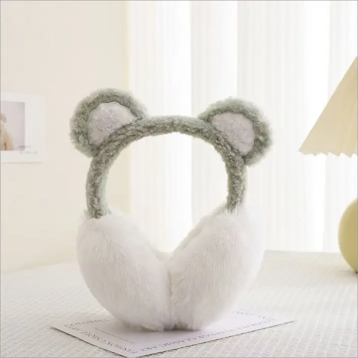 New Winter Earmuffs, Cute and Warm, Cat Ear Style, Plush Ear Protectors for Cycling, Anti-Freeze and Cold-Proof, Foldable — feature 8