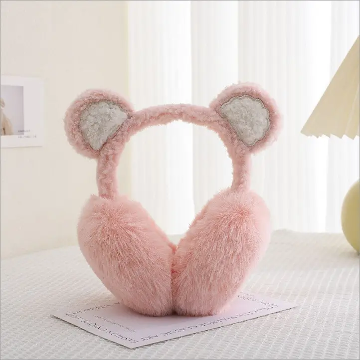 New Winter Earmuffs, Cute and Warm, Cat Ear Style, Plush Ear Protectors for Cycling, Anti-Freeze and Cold-Proof, Foldable — feature 9