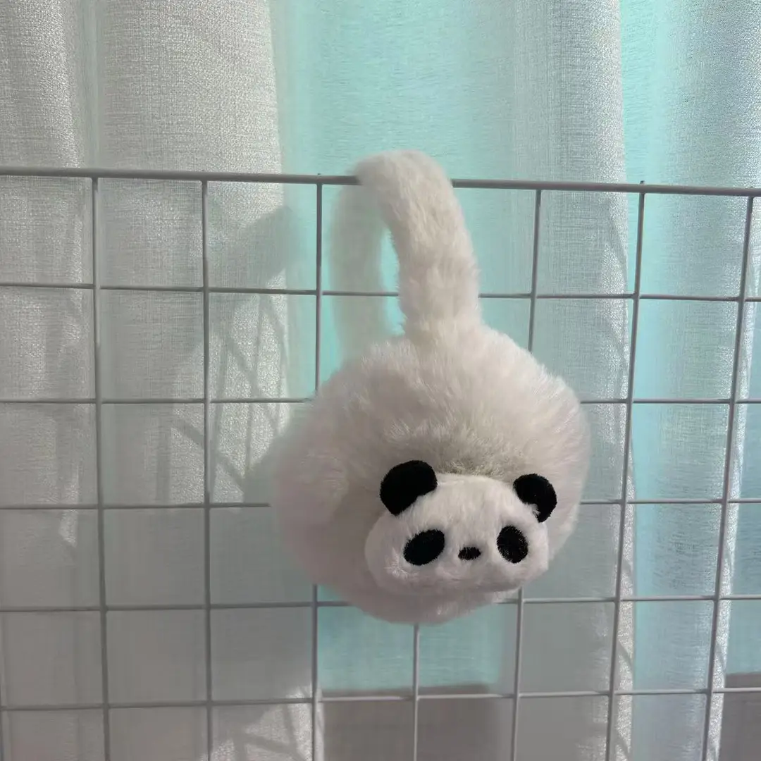 New Winter Earmuffs, Cute and Warm, Cat Ear Style, Plush Ear Protectors for Cycling, Anti-Freeze and Cold-Proof, Foldable