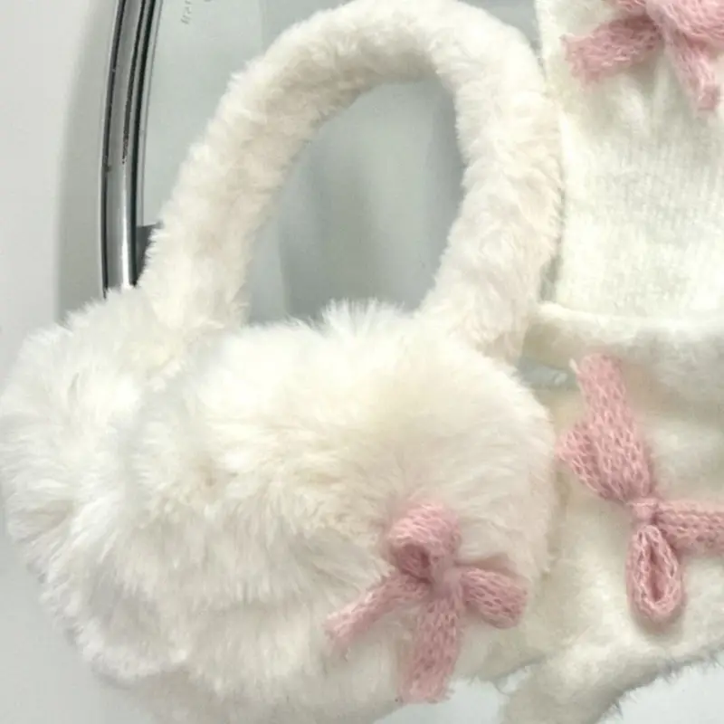 New Winter Earmuffs, Cute and Warm, Cat Ear Style, Plush Ear Protectors for Cycling, Anti-Freeze and Cold-Proof, Foldable