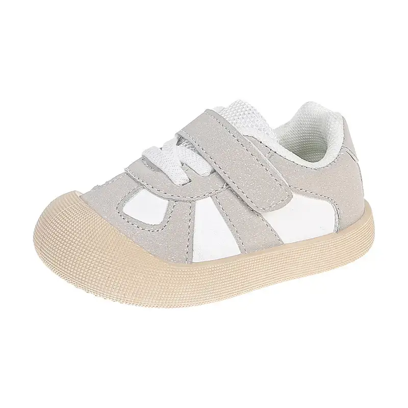Baby Flats Sneakers Grey White 2025 Autumn
