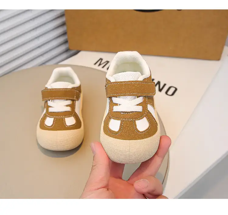 Baby Flats Sneakers Grey White 2025 Autumn — feature 15