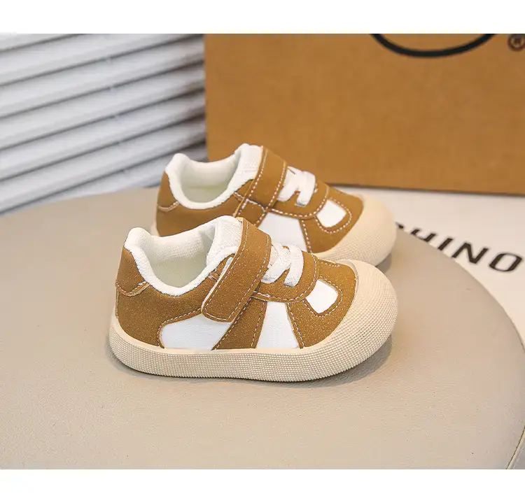 Baby Flats Sneakers Grey White 2025 Autumn — feature 16