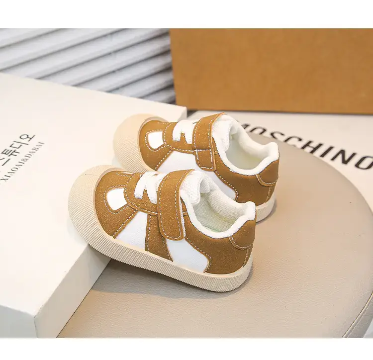 Baby Flats Sneakers Grey White 2025 Autumn — feature 17