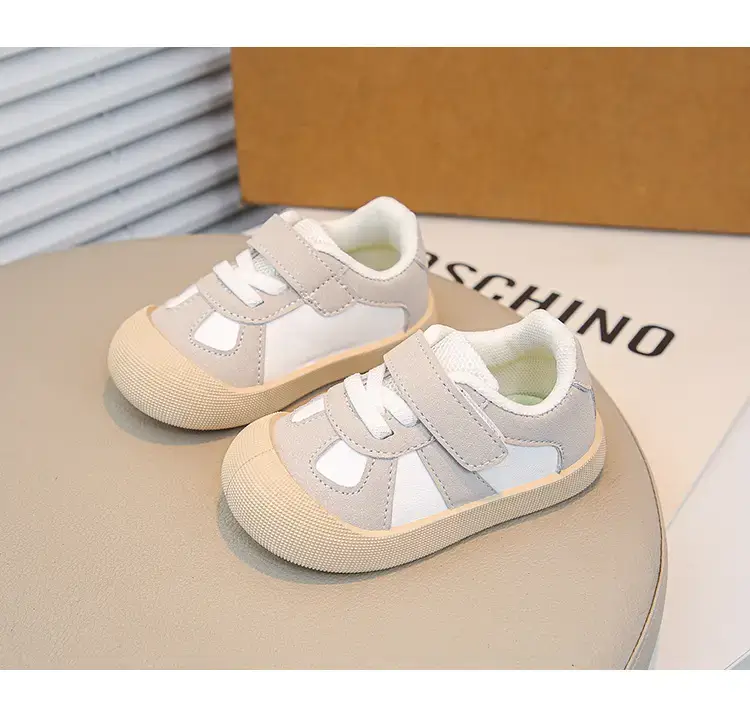 Baby Flats Sneakers Grey White 2025 Autumn — feature 18