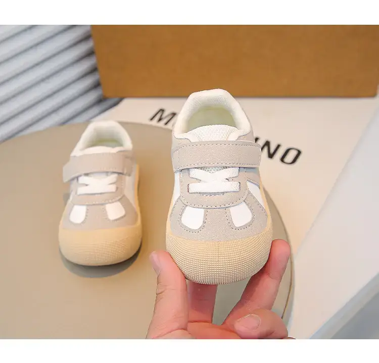 Baby Flats Sneakers Grey White 2025 Autumn — feature 19