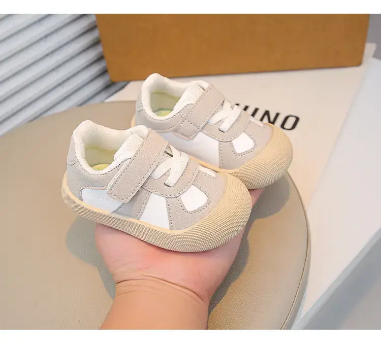 Baby Flats Sneakers Grey White 2025 Autumn — feature 22
