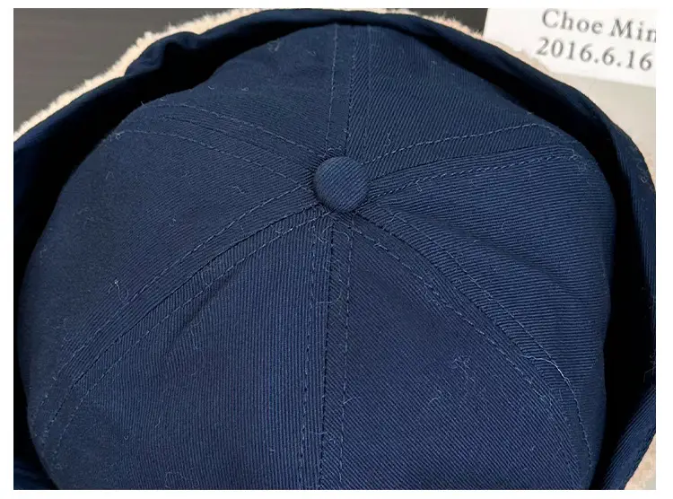 Korean Embroidered Warm Cap for Women Winter — feature 12