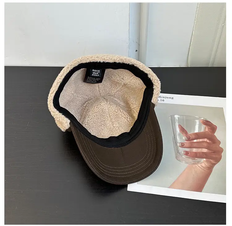 Korean Embroidered Warm Cap for Women Winter — feature 20