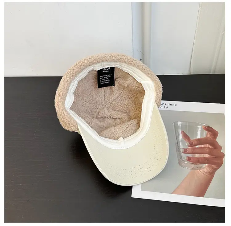 Korean Embroidered Warm Cap for Women Winter — feature 22