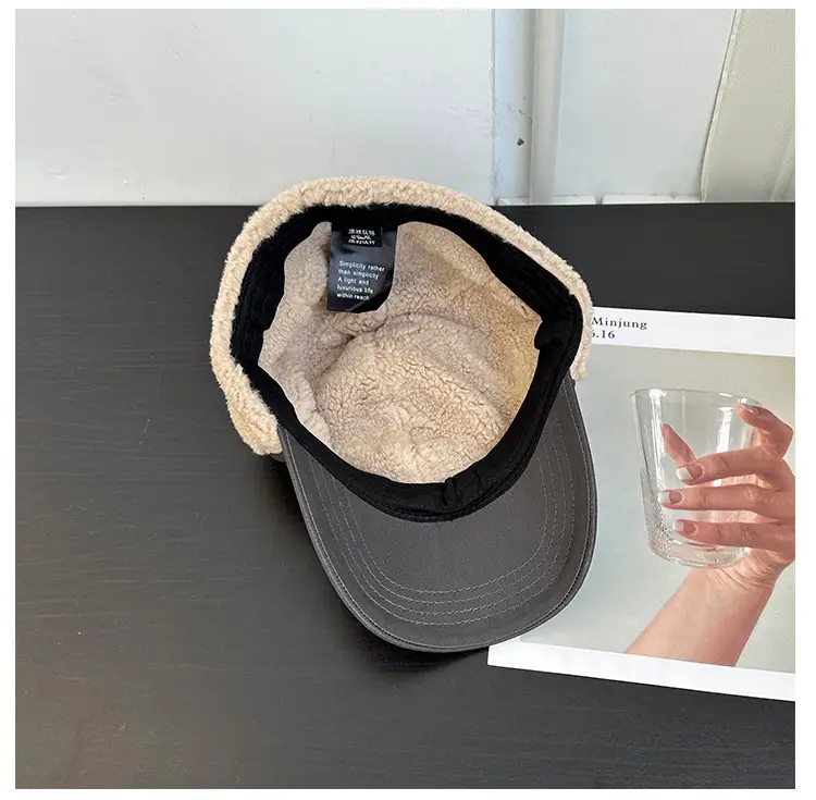 Korean Embroidered Warm Cap for Women Winter — feature 24