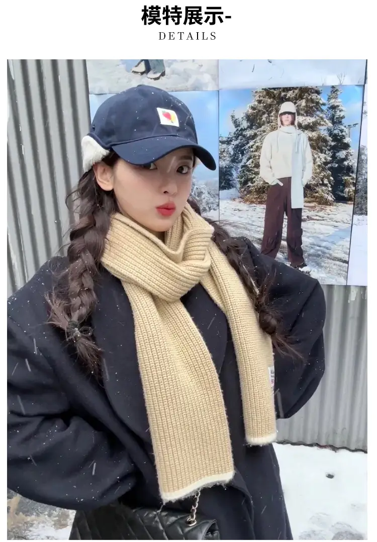Korean Embroidered Warm Cap for Women Winter — feature 4