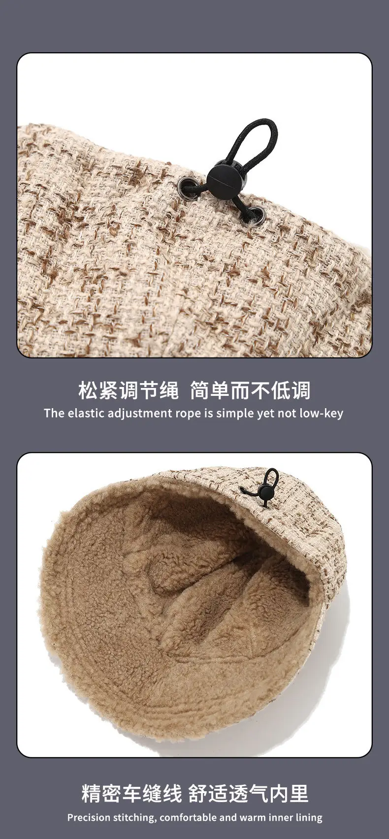 Korean Style Velvet Duck Cap Women Warm Autumn Winter — feature 14