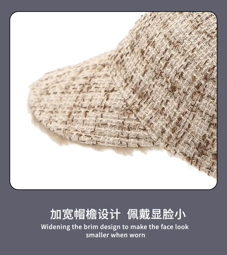 Korean Style Velvet Duck Cap Women Warm Autumn Winter — feature 15