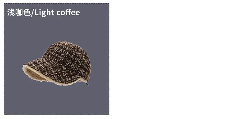 Korean Style Velvet Duck Cap Women Warm Autumn Winter — feature 9