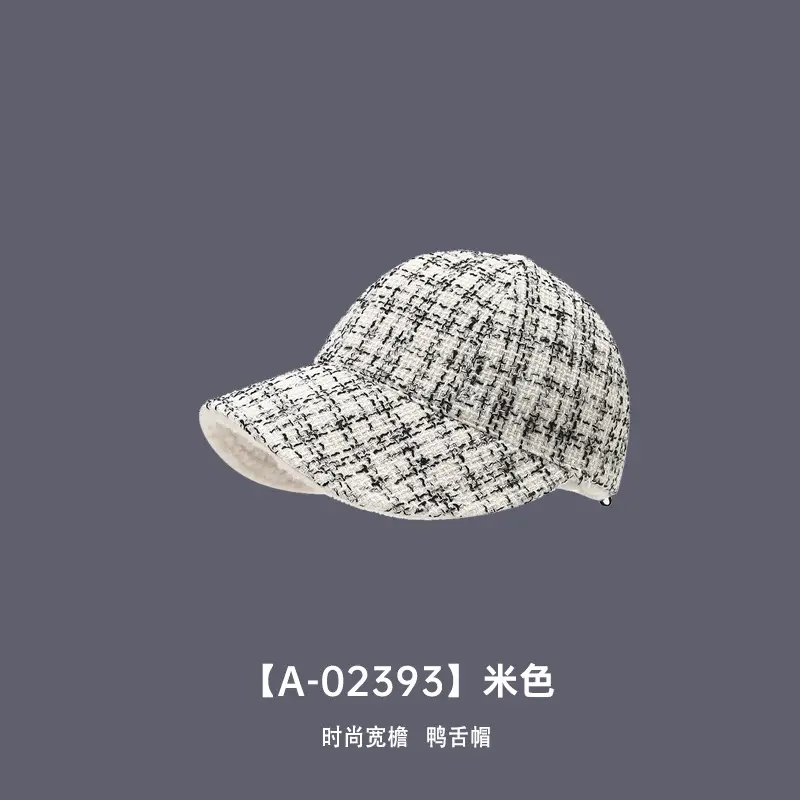 Korean Style Velvet Duck Cap Women Warm Autumn Winter - Image 2
