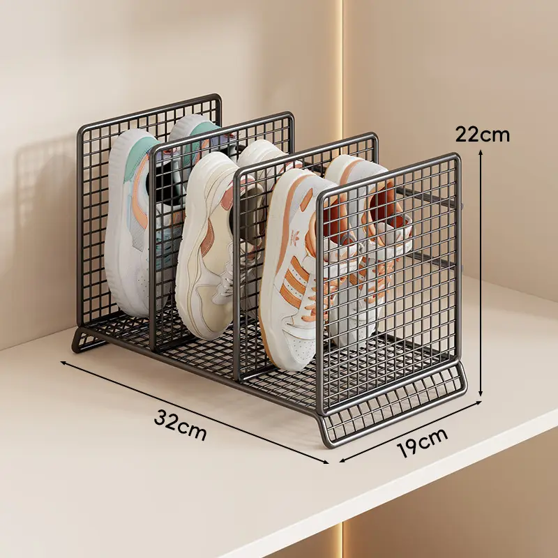 White Mesh Baby Shoe Rack 22x19cm - Image 5
