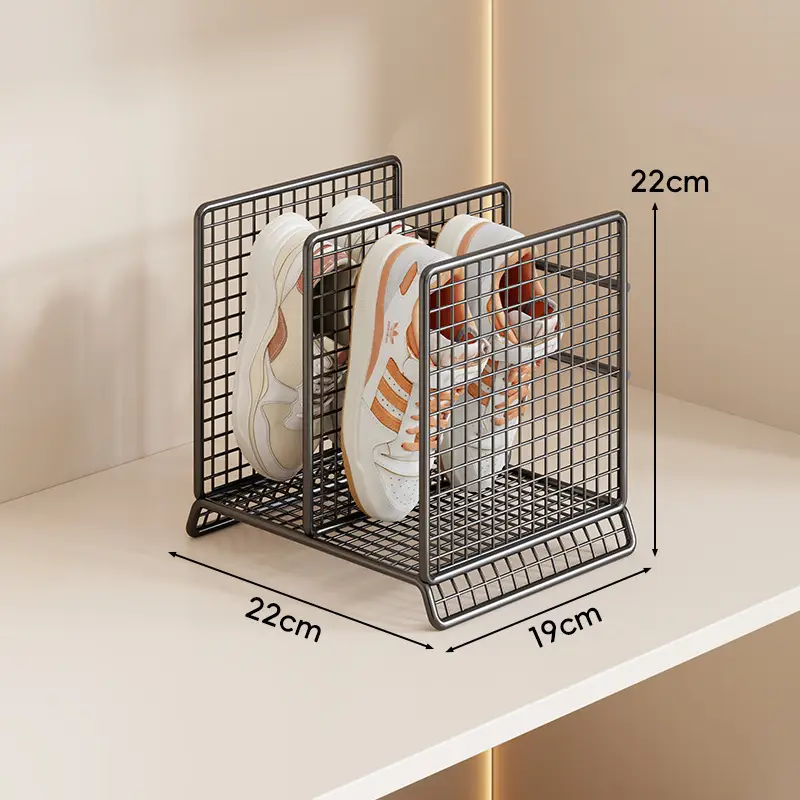 White Mesh Baby Shoe Rack 22x19cm - Image 6